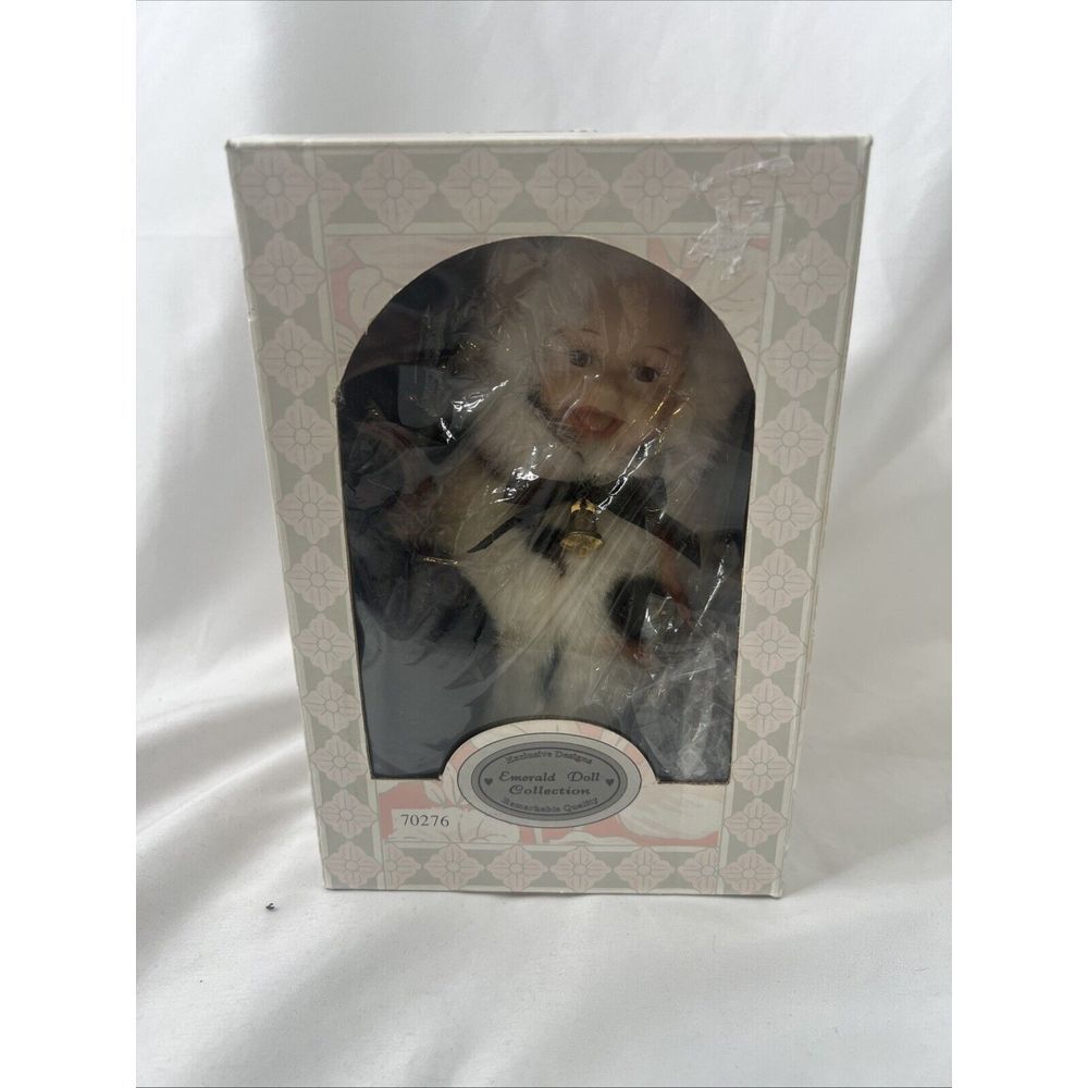 Emerald Doll Collection Exclusive Designs 70276 Stuffed Doll Porcelain Head NEW